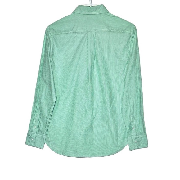 NWT Everlane Mint Pinstriped The Silky Cotton Relaxed Shirt, Oversized, Size 0 - Picture 9 of 14